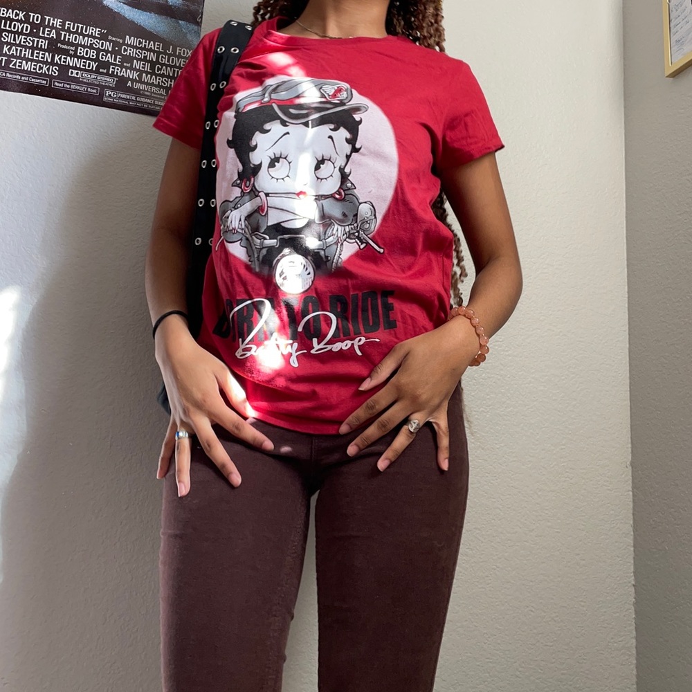 Betty Boop Born to Ride Shirt
